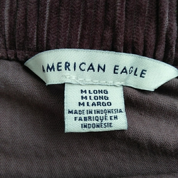 American Eagle Outfitters Corduroy Skirt M Long Purple - Picture 2 of 8